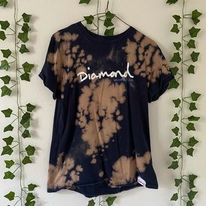 Diamond supply co. Tie dye logo tee